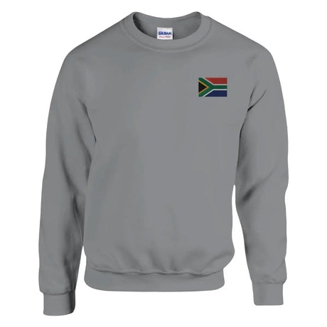 Sweat-shirt drapeau de l’afrique du sud en broderie - pixelformaflag