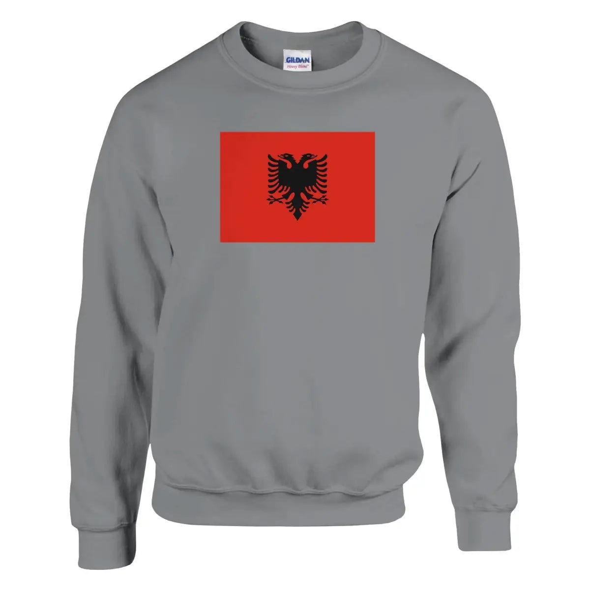 Sweat-shirt Drapeau de l'Albanie - Pixelforma 