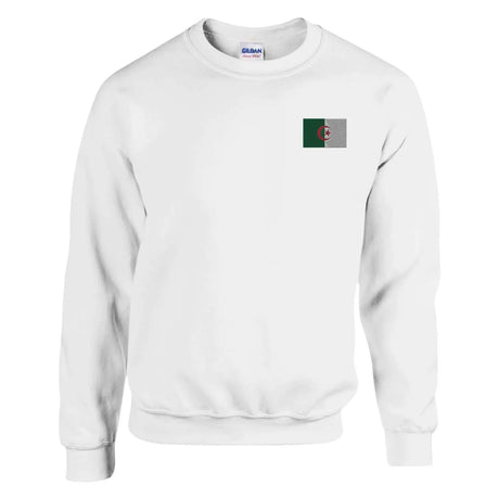 Sweat-shirt drapeau de l’algérie en broderie - pixelformaflag