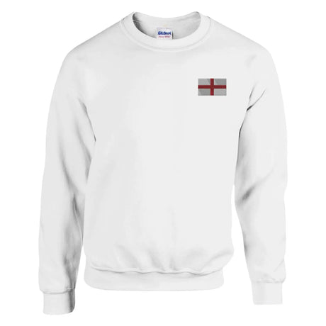 Sweat-shirt drapeau de l’angleterre en broderie - pixelformaflag