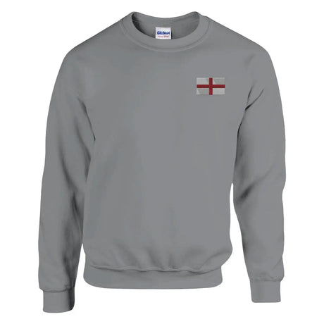 Sweat-shirt drapeau de l’angleterre en broderie - pixelformaflag