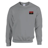 Sweat-shirt drapeau de l’angola en broderie - pixelformaflag