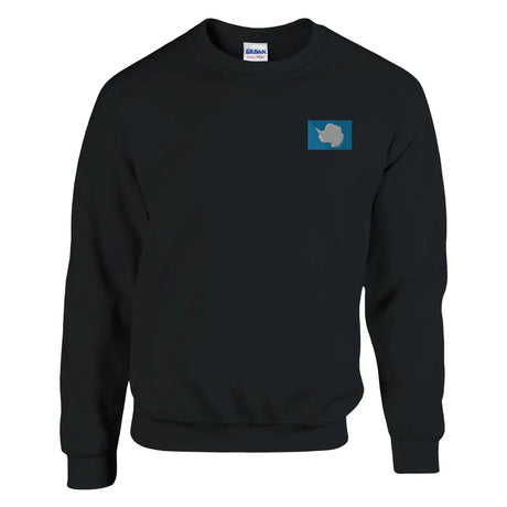 Sweat-shirt Drapeau de l'Antarctique en broderie - Pixelforma 