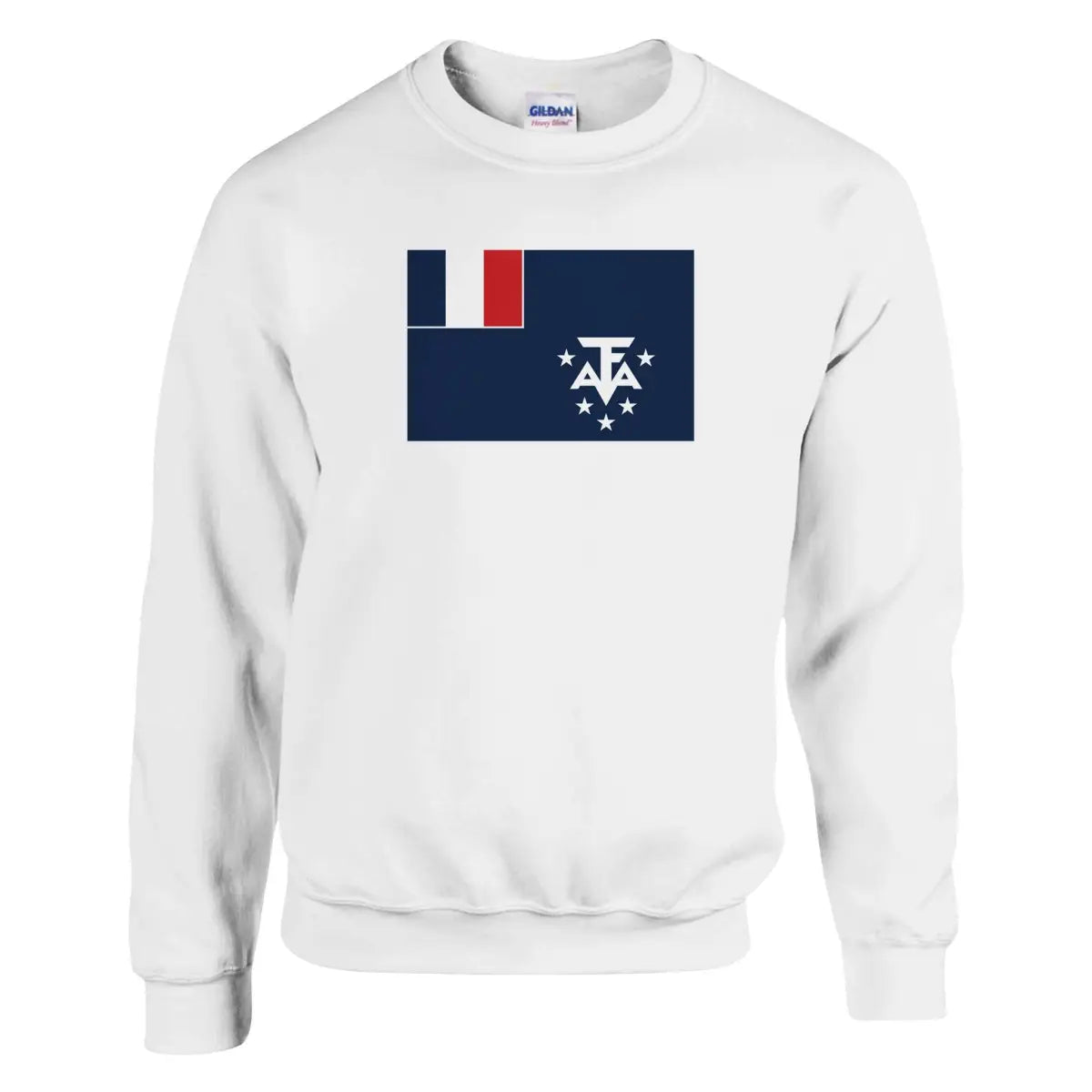 Sweat-shirt Drapeau de l'Antarctique française - Pixelforma 