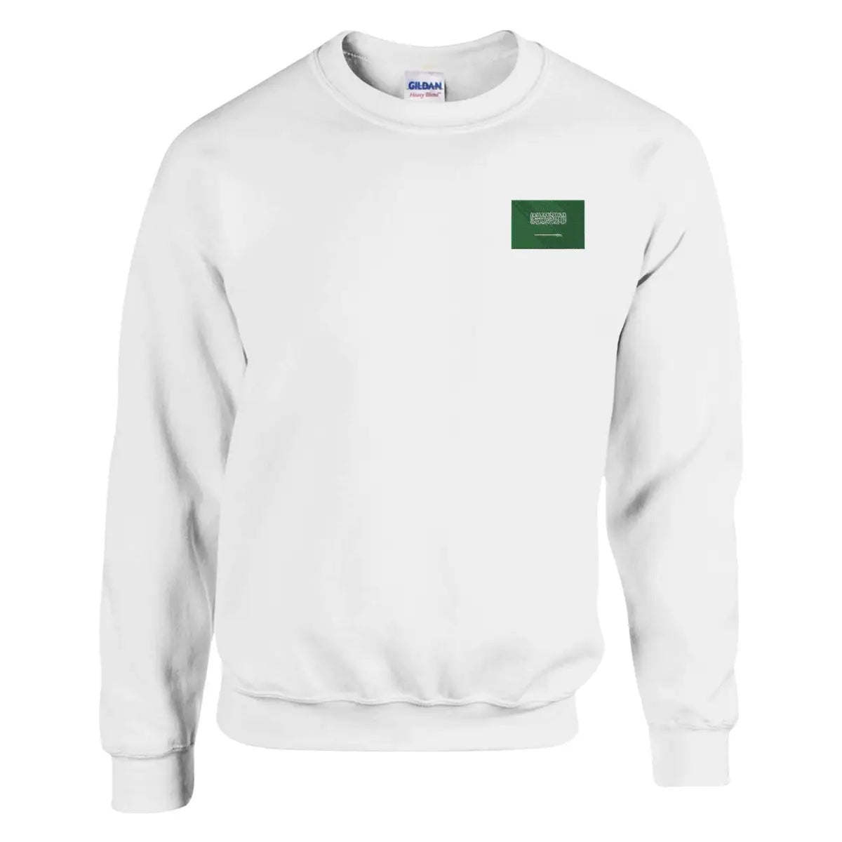 Sweat-shirt drapeau de l’arabie saoudite en broderie - pixelformaflag