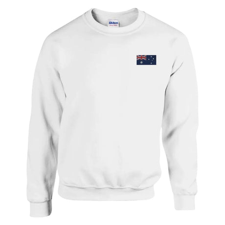 Sweat-shirt Drapeau de l'Australie en broderie - Pixelforma 