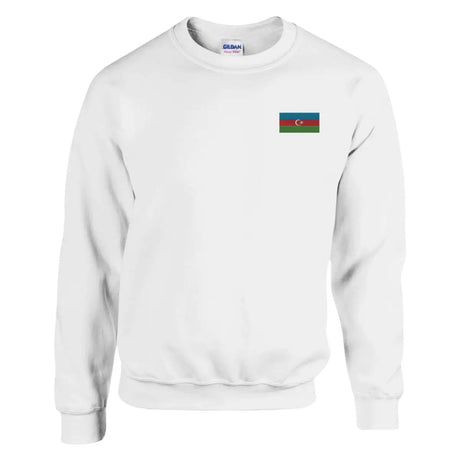 Sweat-shirt Drapeau de l'Azerbaïdjan en broderie - Pixelforma 