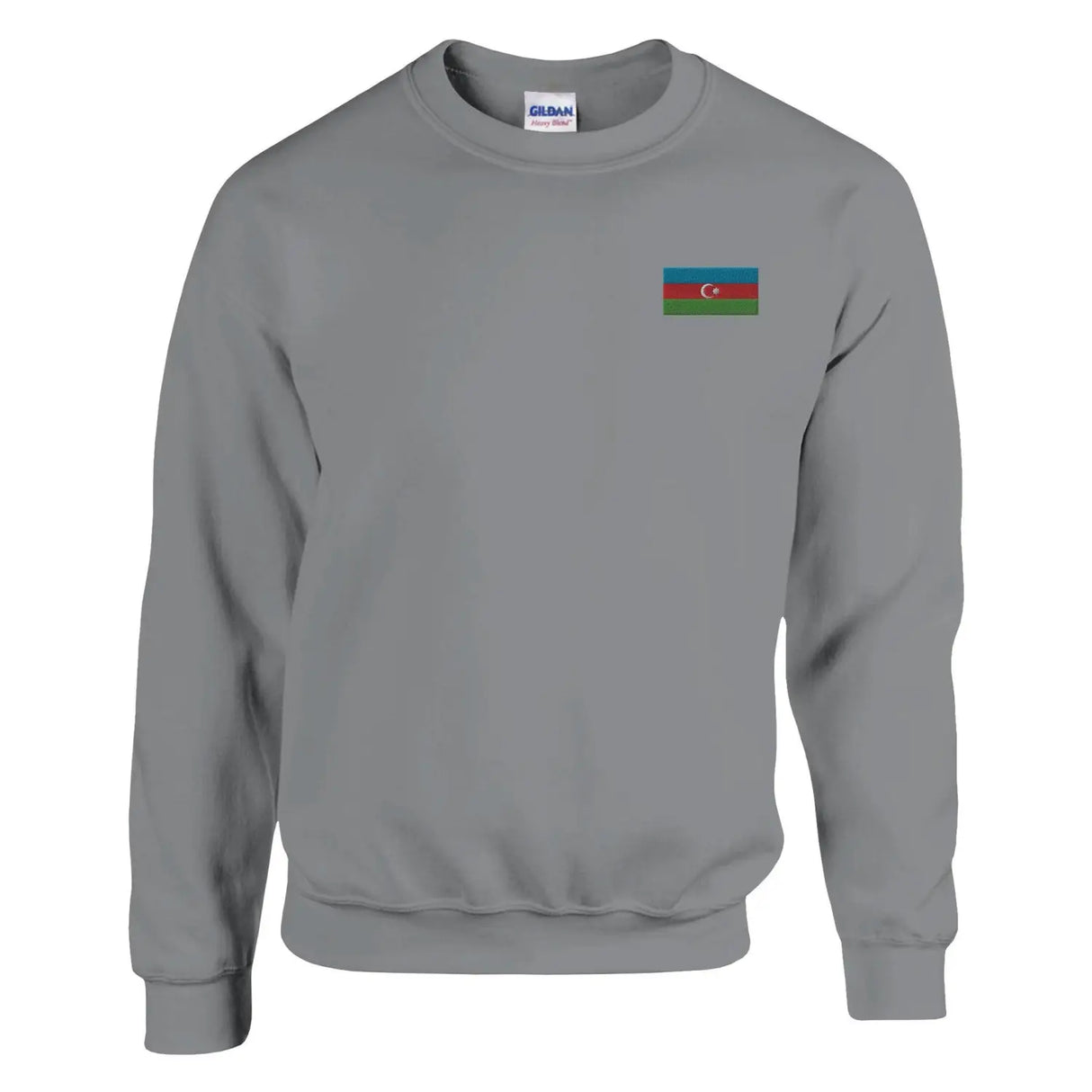 Sweat-shirt drapeau de l’azerbaïdjan en broderie - pixelformaflag