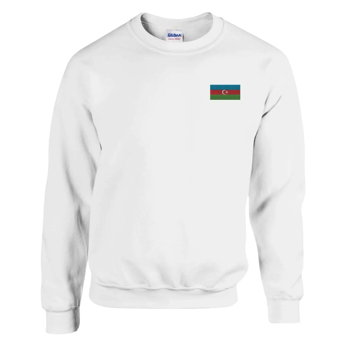 Sweat-shirt drapeau de l’azerbaïdjan en broderie - pixelformaflag