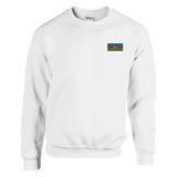 Sweat-shirt drapeau de l’azerbaïdjan en broderie - pixelformaflag