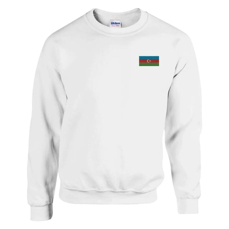 Sweat-shirt drapeau de l’azerbaïdjan en broderie - pixelformaflag