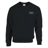 Sweat-shirt drapeau de l’azerbaïdjan en broderie - pixelformaflag