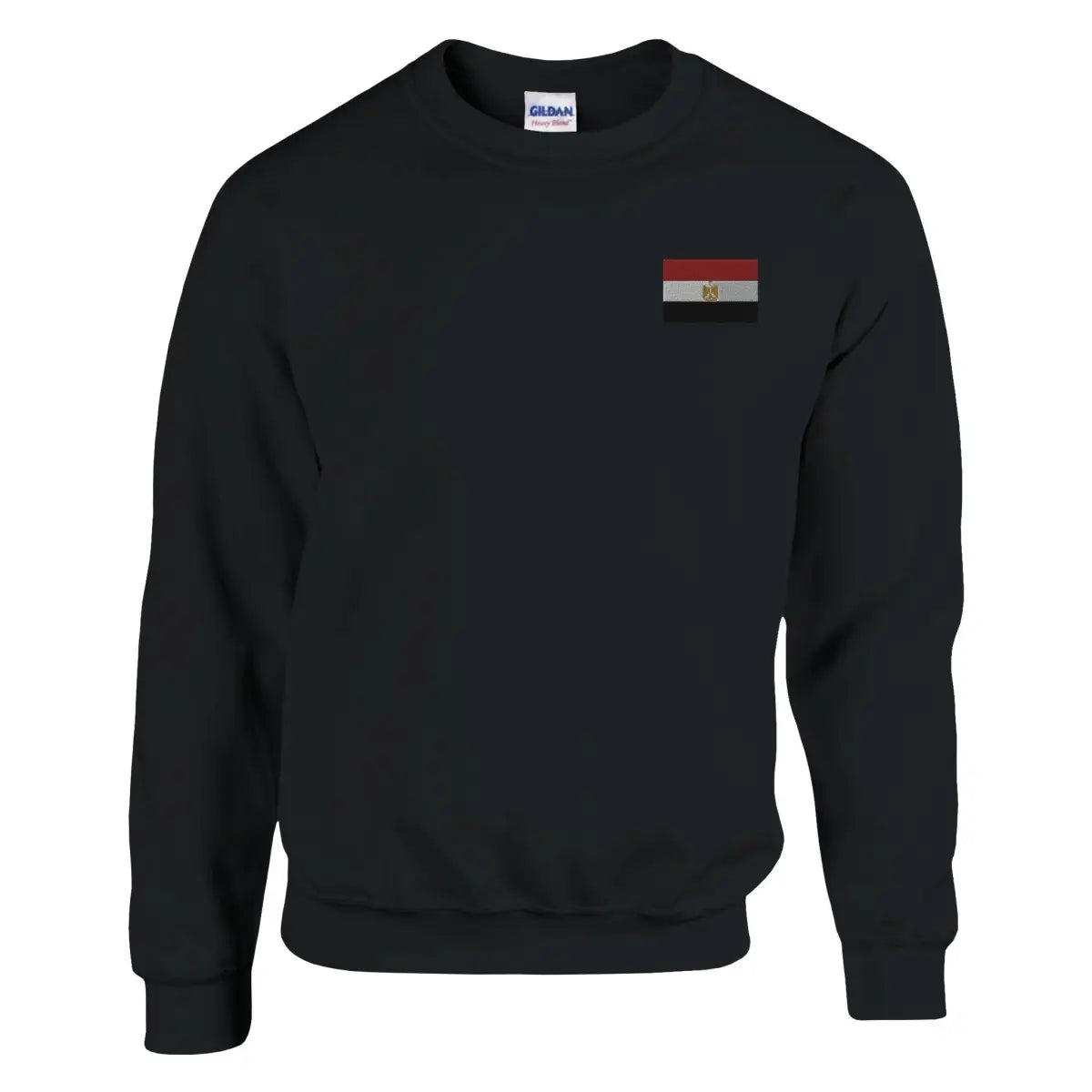 Sweat-shirt Drapeau de l'Égypte en broderie - Pixelforma 