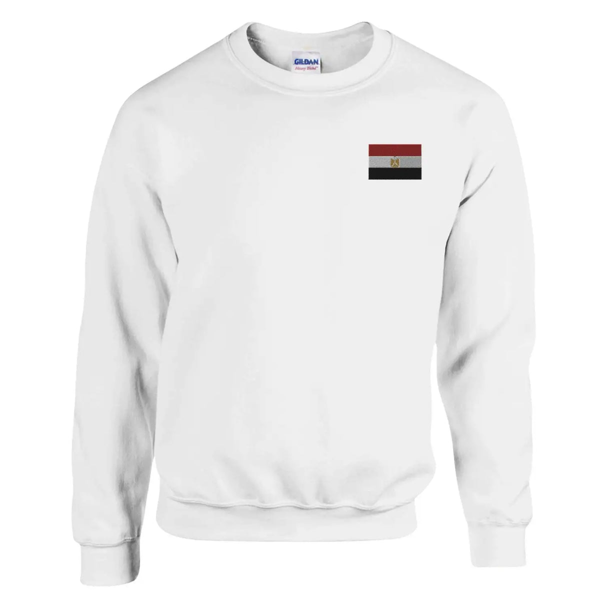 Sweat-shirt drapeau de l’égypte en broderie - pixelformaflag