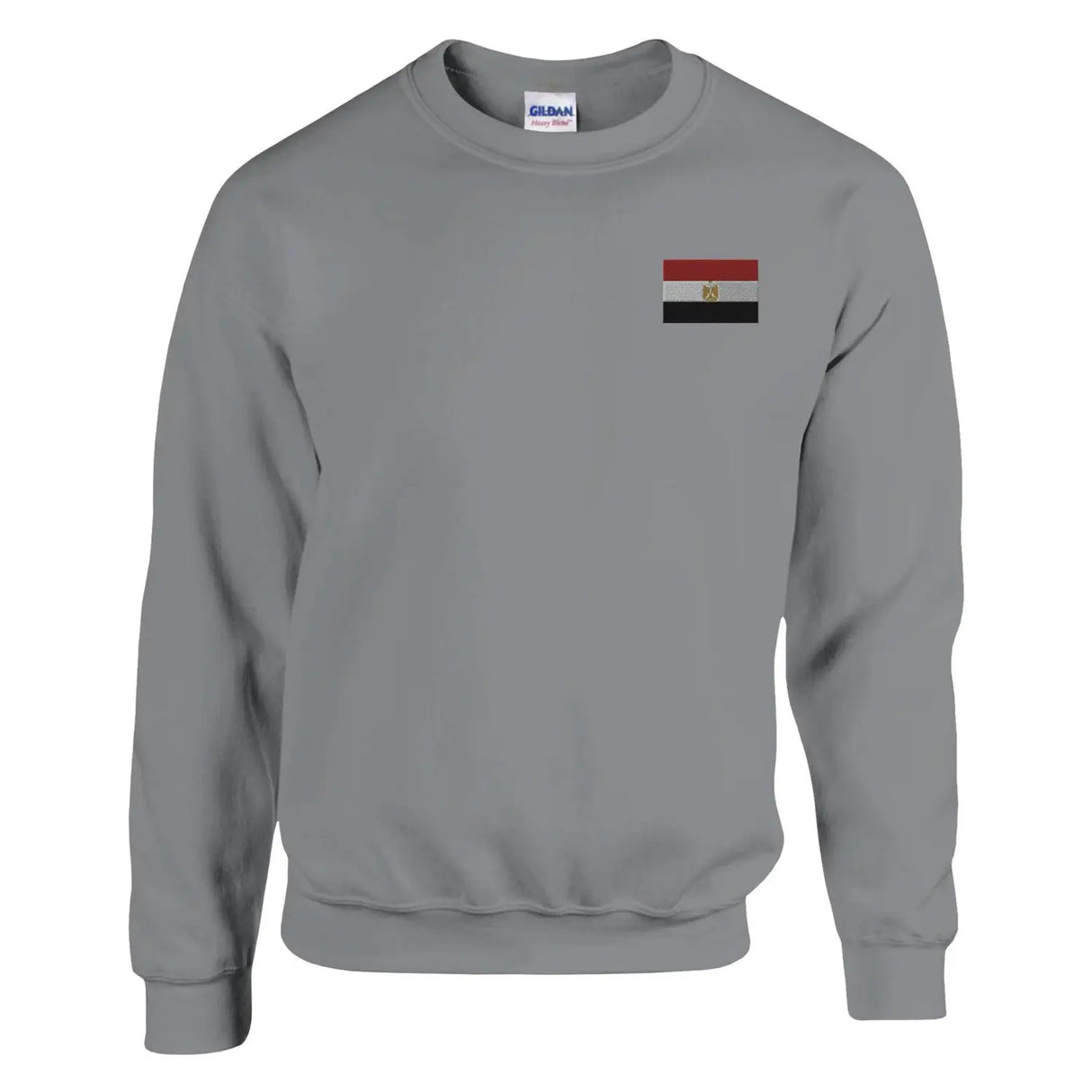 Sweat-shirt drapeau de l’égypte en broderie - pixelformaflag