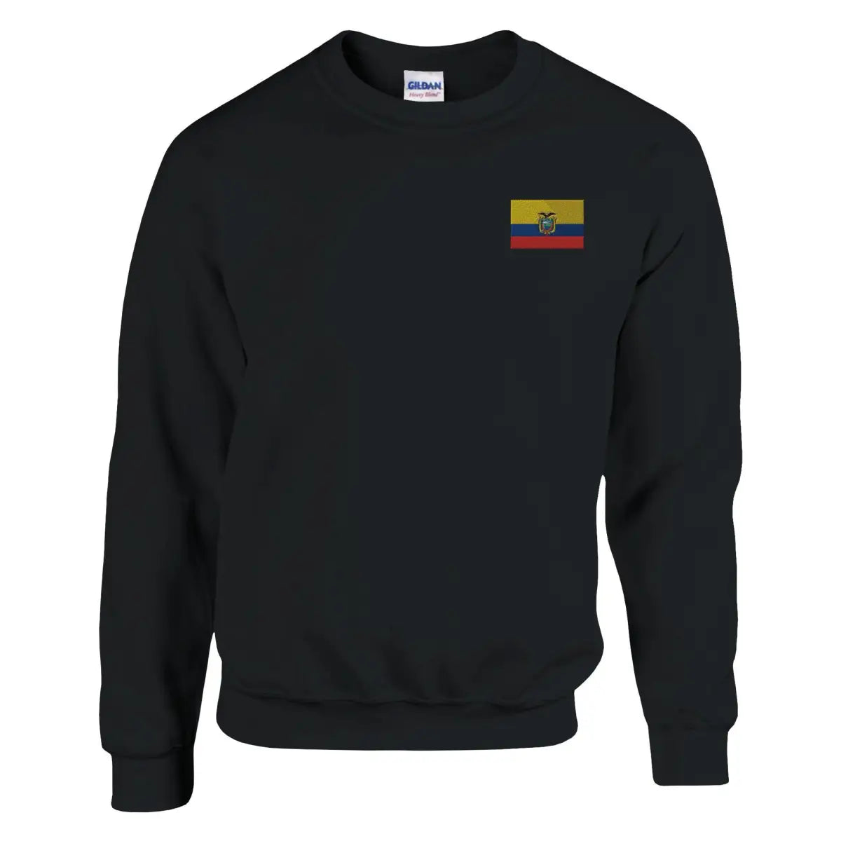 Sweat-shirt drapeau de l’équateur en broderie - pixelformaflag