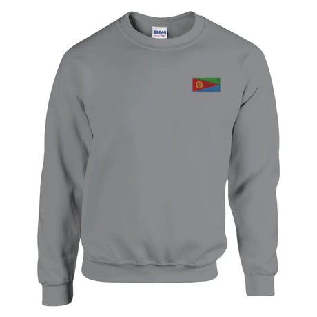 Sweat-shirt drapeau de l’érythrée en broderie - pixelformaflag