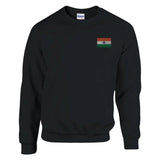 Sweat-shirt drapeau de l’inde en broderie - pixelformaflag