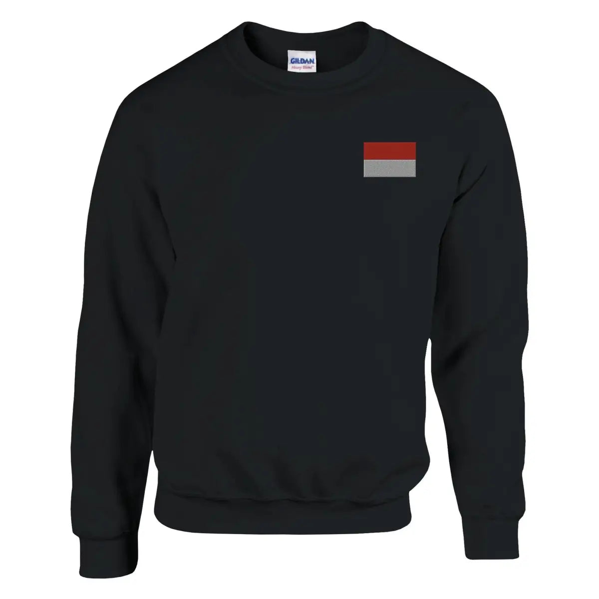 Sweat-shirt Drapeau de l'Indonésie en broderie - Pixelforma 