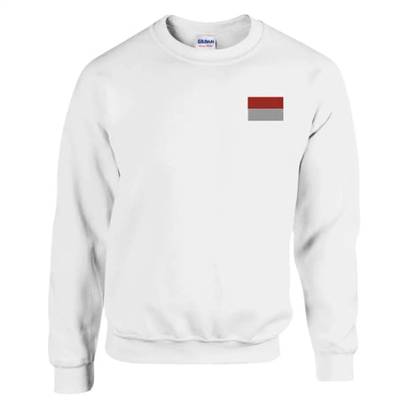 Sweat-shirt drapeau de l’indonésie en broderie - pixelformaflag