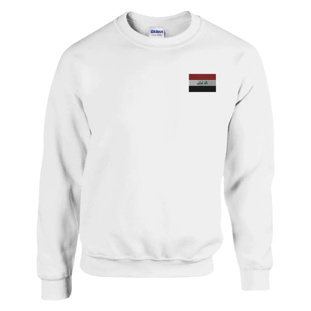 Sweat-shirt Drapeau de l'Irak en broderie - Pixelforma 