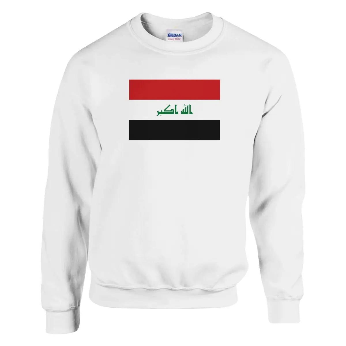 Sweat-shirt drapeau de l’irak - pixelformaflag