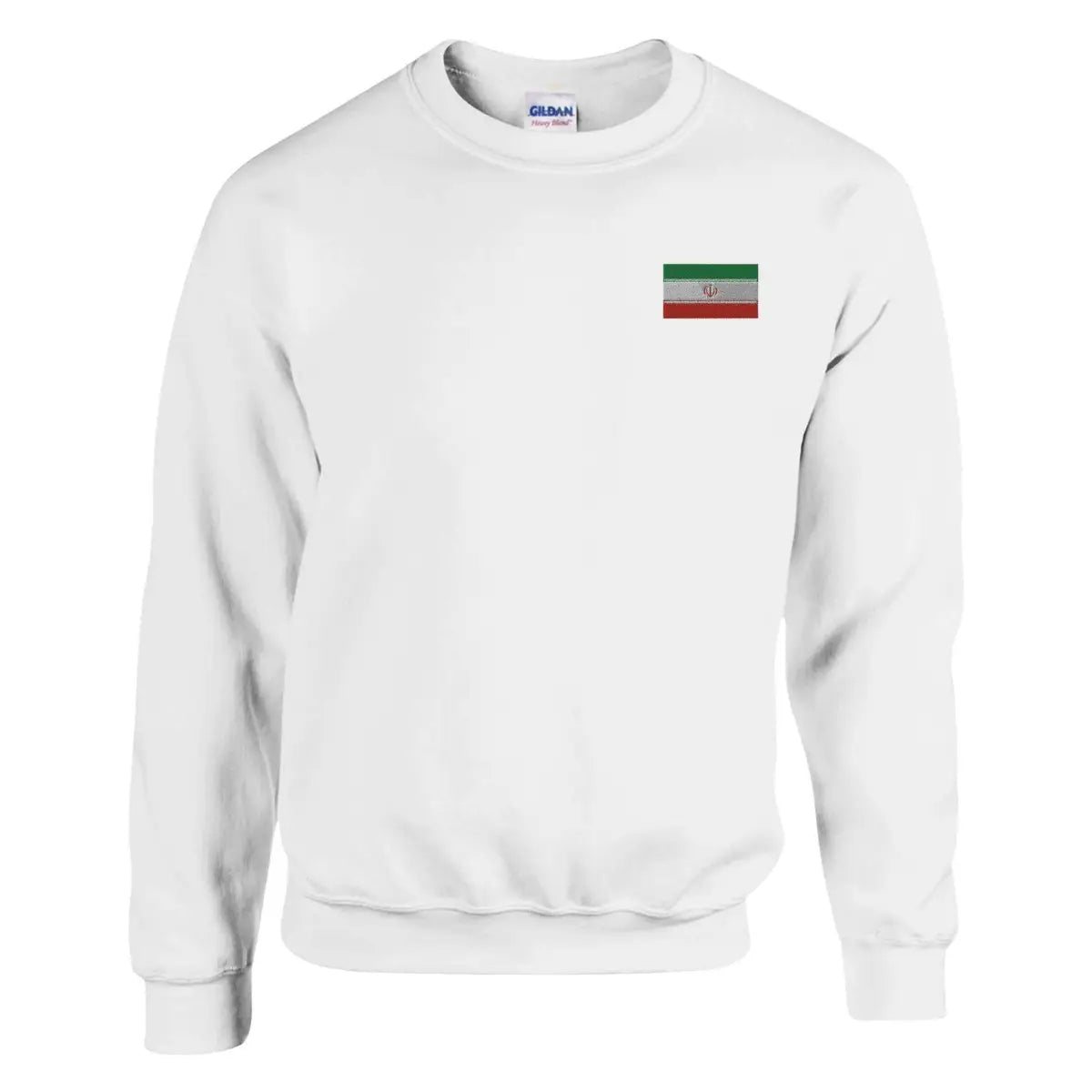 Sweat-shirt Drapeau de l'Iran en broderie - Pixelforma 