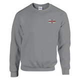 Sweat-shirt drapeau de l’irlande du nord en broderie - pixelformaflag