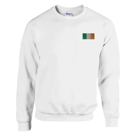 Sweat-shirt Drapeau de l'Irlande en broderie - Pixelforma 