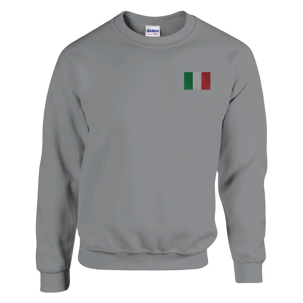 Sweat-shirt Drapeau de l'Italie en broderie - Pixelforma 