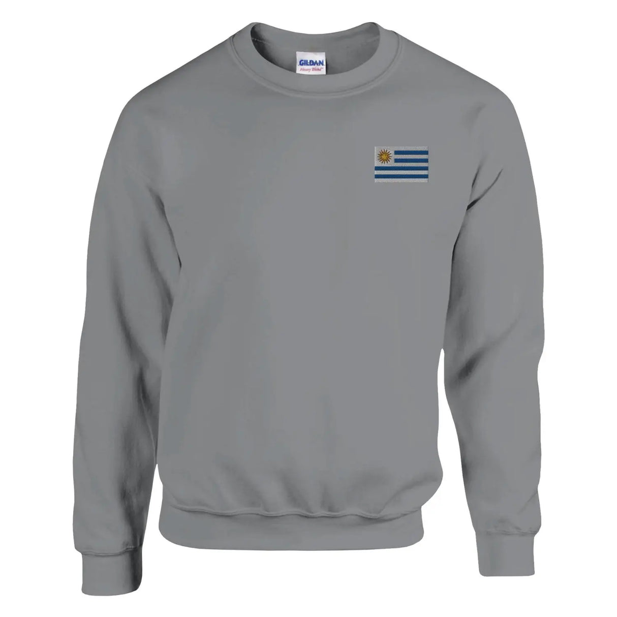 Sweat-shirt drapeau de l’uruguay en broderie - pixelforma