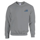 Sweat-shirt drapeau de l’uruguay en broderie - pixelforma