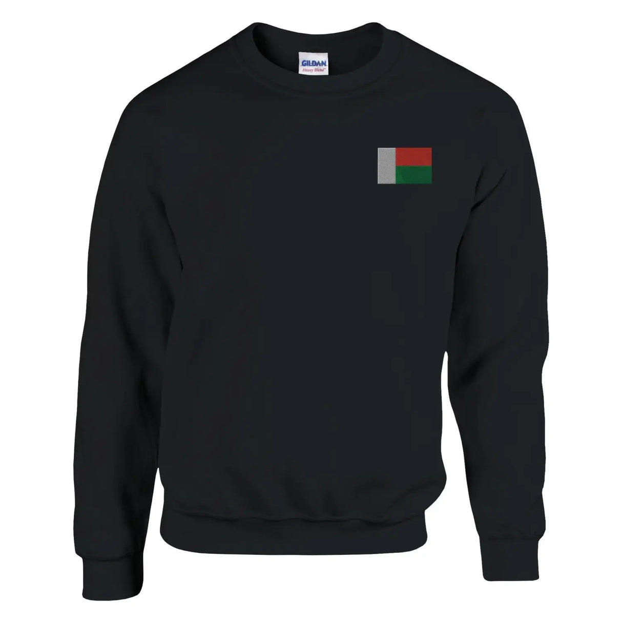 Sweat-shirt drapeau de madagascar en broderie - pixelforma