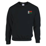 Sweat-shirt drapeau de madagascar en broderie - pixelforma