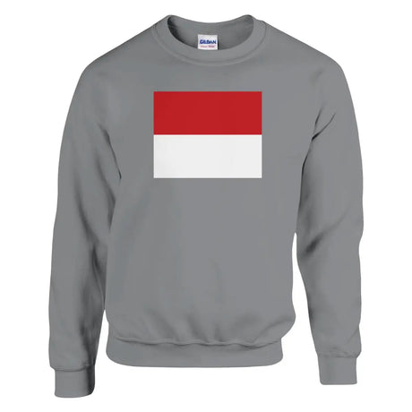 Sweat-shirt Drapeau de Monaco - Pixelforma 