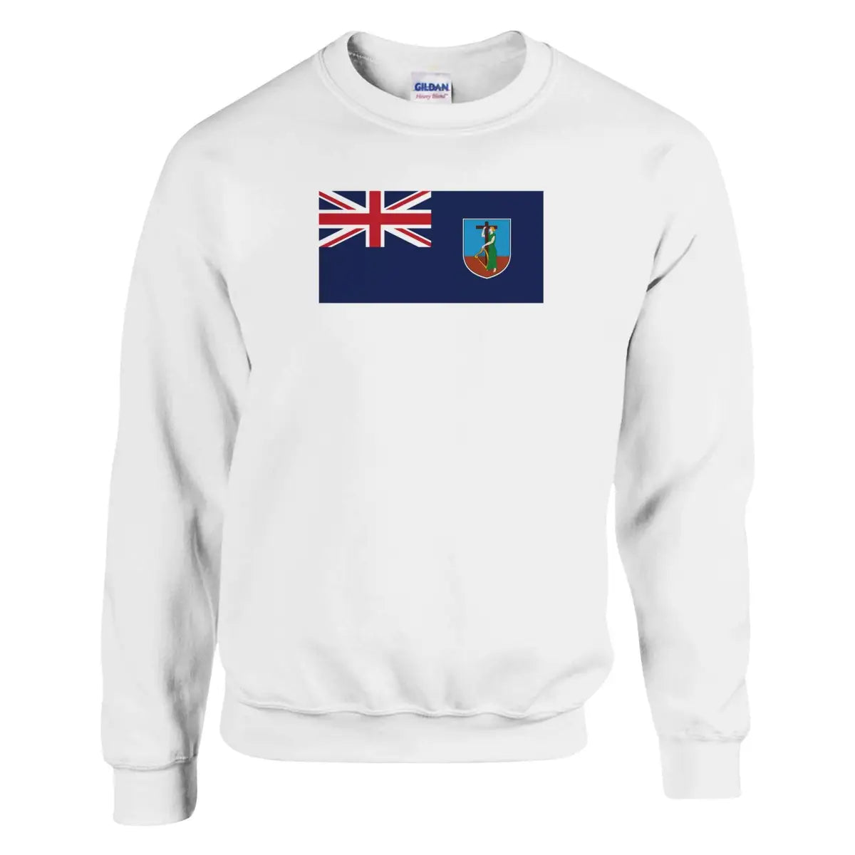Sweat-shirt drapeau de montserrat - pixelformaflag