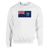 Sweat-shirt drapeau de montserrat - pixelformaflag