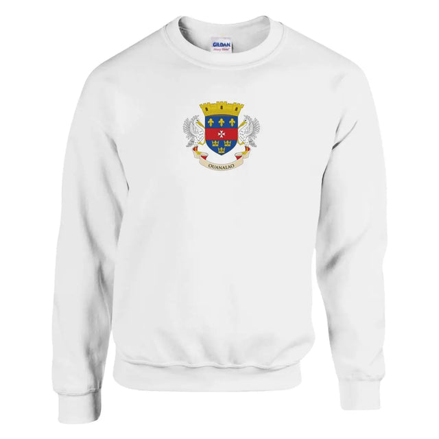 Sweat-shirt Drapeau de Saint-Barthélemy - Pixelforma 