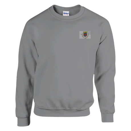 Sweat-shirt Drapeau de Saint-Barthélemy en broderie - Pixelforma 