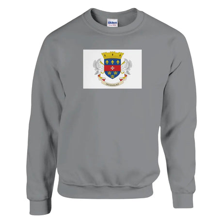 Sweat-shirt Drapeau de Saint-Barthélemy - Pixelforma 