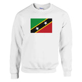 Sweat-shirt drapeau de saint-christophe-et-niévès - pixelformaflag