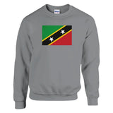 Sweat-shirt drapeau de saint-christophe-et-niévès - pixelformaflag