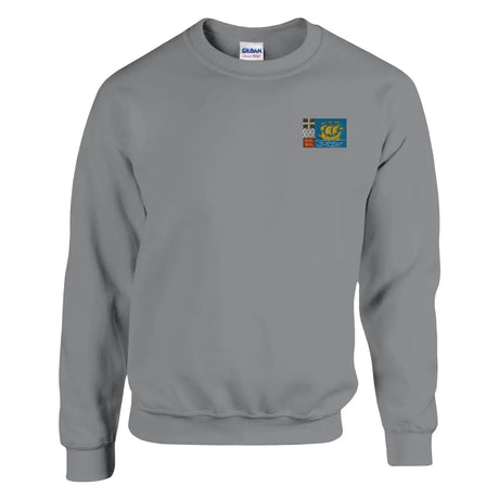 Sweat-shirt Drapeau de Saint-Pierre-et-Miquelon en broderie - Pixelforma 