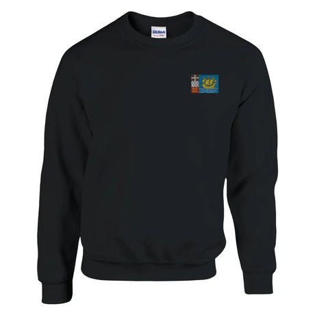 Sweat-shirt Drapeau de Saint-Pierre-et-Miquelon en broderie - Pixelforma 