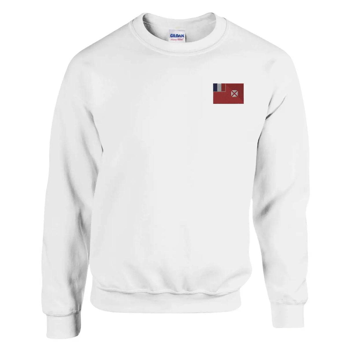 Sweat-shirt drapeau de wallis-et-futuna en broderie - pixelformaflag