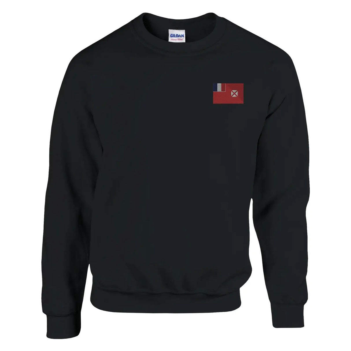 Sweat-shirt drapeau de wallis-et-futuna en broderie - pixelformaflag