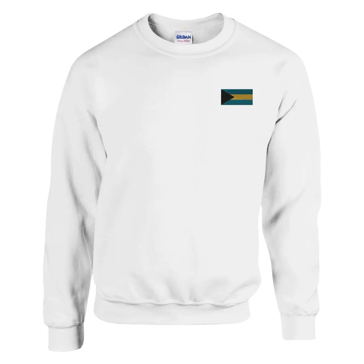 Sweat-shirt Drapeau des Bahamas en broderie - Pixelforma 