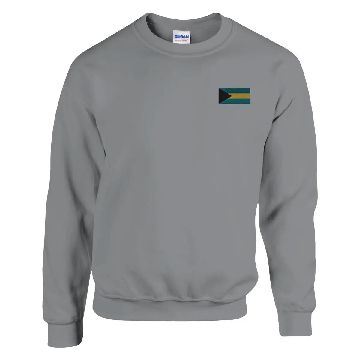 Sweat-shirt drapeau des bahamas en broderie - pixelformaflag
