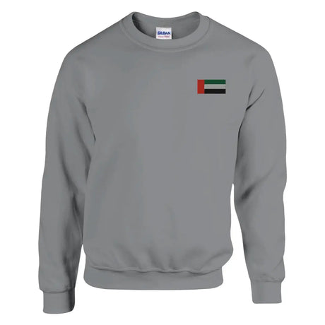 Sweat-shirt drapeau des émirats arabes unis en broderie - pixelformaflag