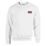 Sweat-shirt drapeau des états-unis en broderie - pixelformaflag